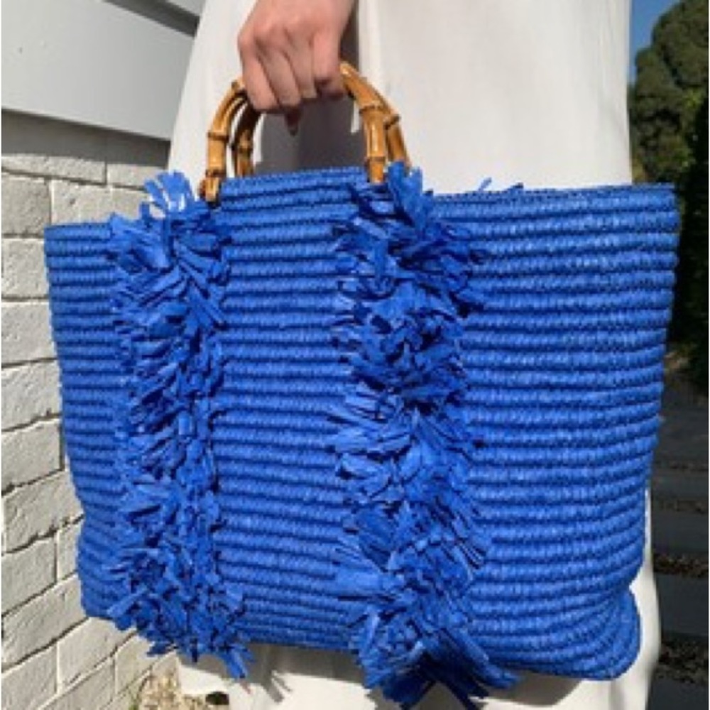 BTB Los Angeles Rose Large Satchel NWT cobalt